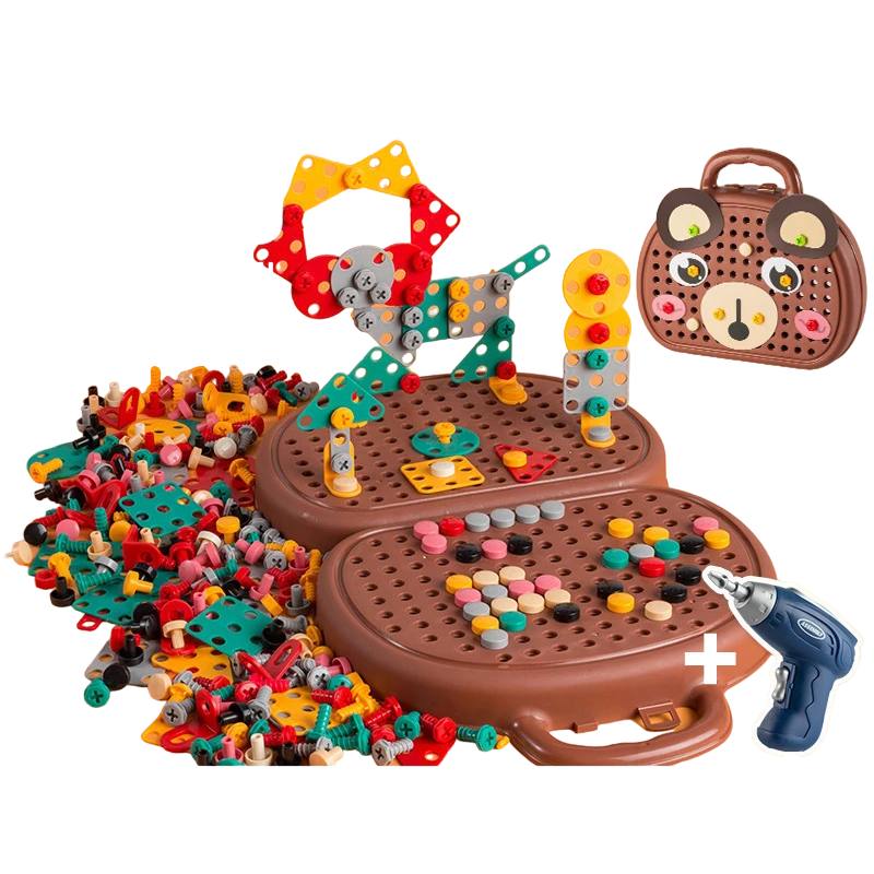 Toyech-Children's Electric Drill Assembly Puzzle Toy-
