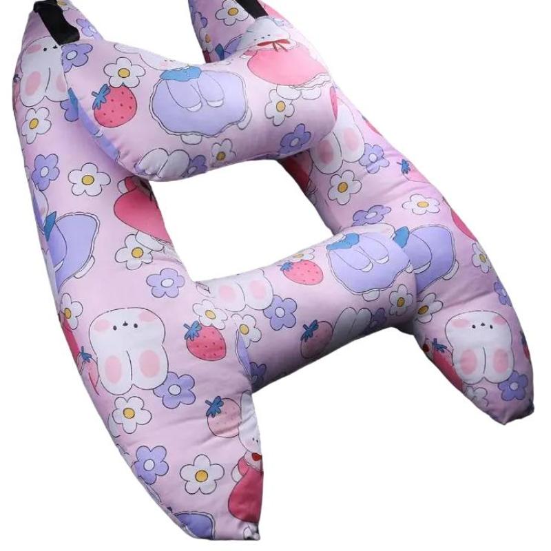 Toyech-H-Shape Kids Car Travel Pillow - Head Pillow Support-Bunny