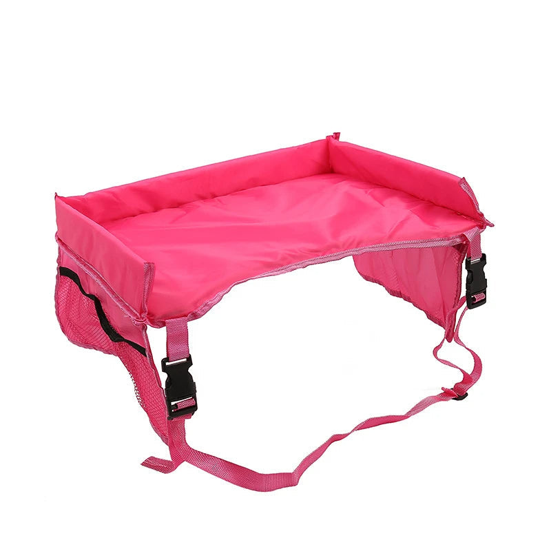 Toyech-Waterproof Safety Play Organiser & Storage Car Table For Children-Pink
