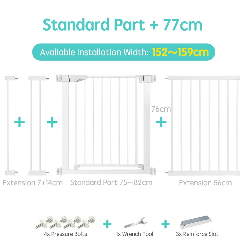 Toyech-Stair Safety Gate for babies-152-159 cm
