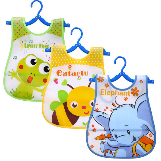 Toyech-3-Piece Baby Sleeveless Waterproof Bibs-Style 2