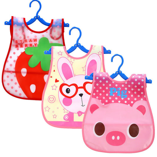 Toyech-3-Piece Baby Sleeveless Waterproof Bibs-Style 1
