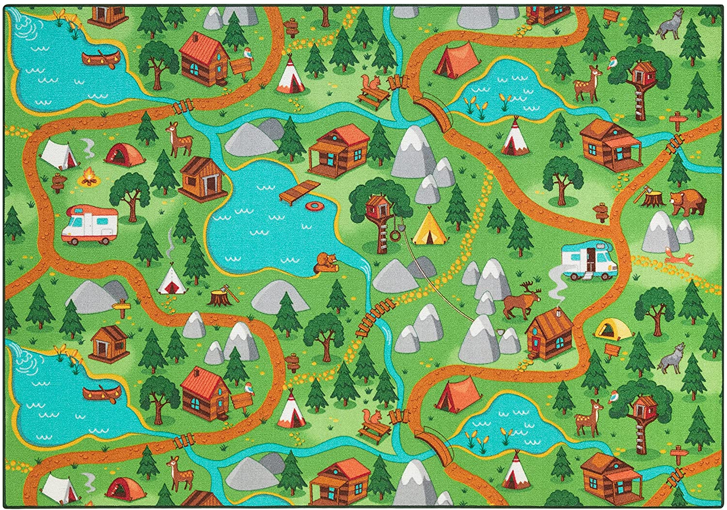 Toyech-Non-Slip Baby Play Mat-Style 5