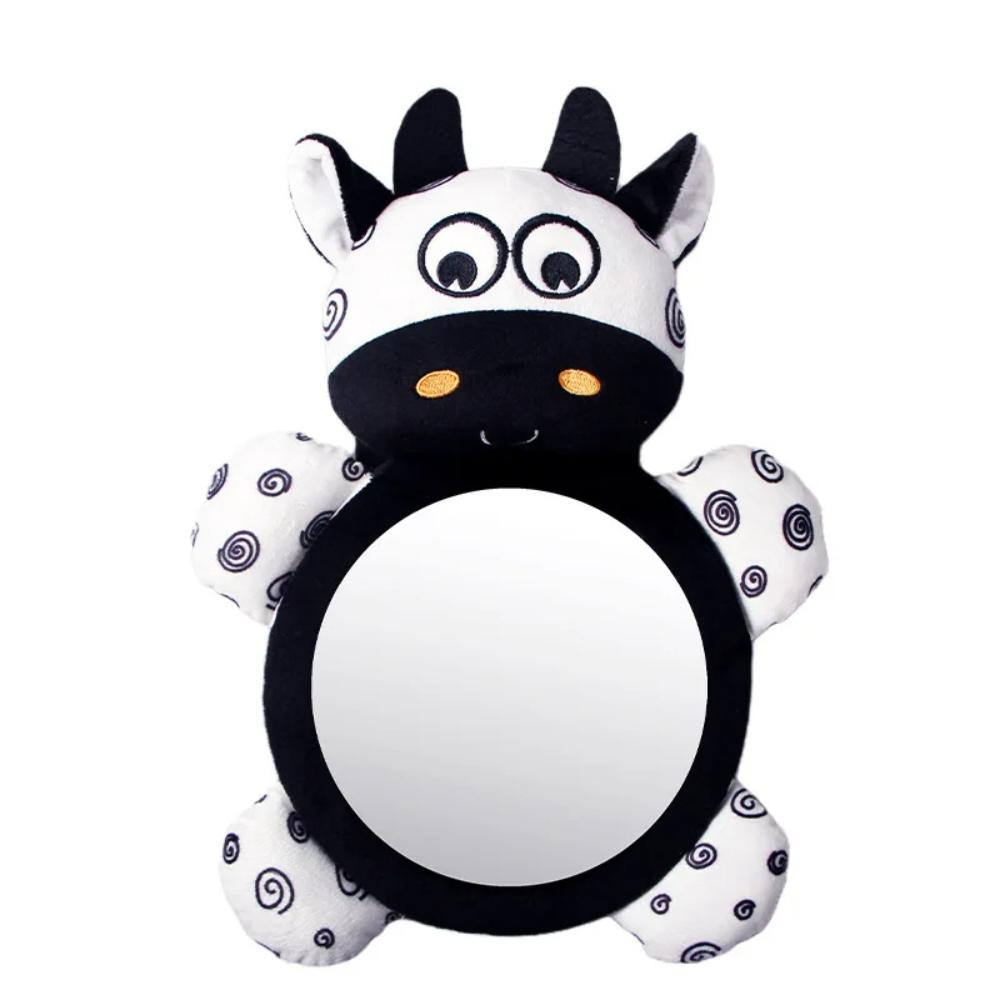 Toyech-Baby Mirror Tummy Time Toy-Cow