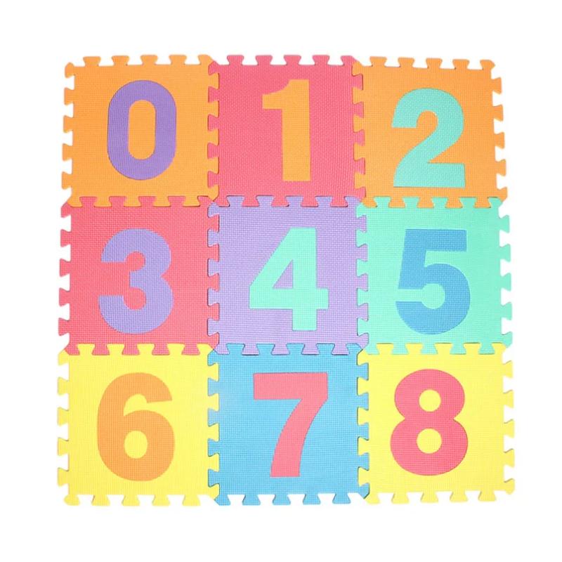 Toyech-10Pcs/set Baby Puzzle EVA Foam Play Mat-30*30cm