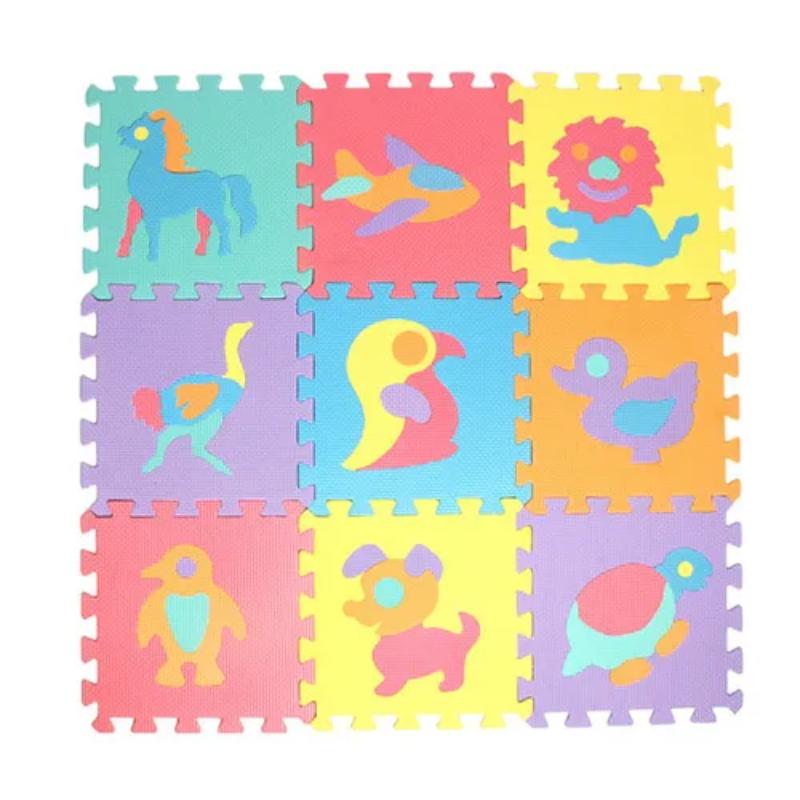 Toyech-10Pcs/set Baby Puzzle EVA Foam Play Mat-30*30cm