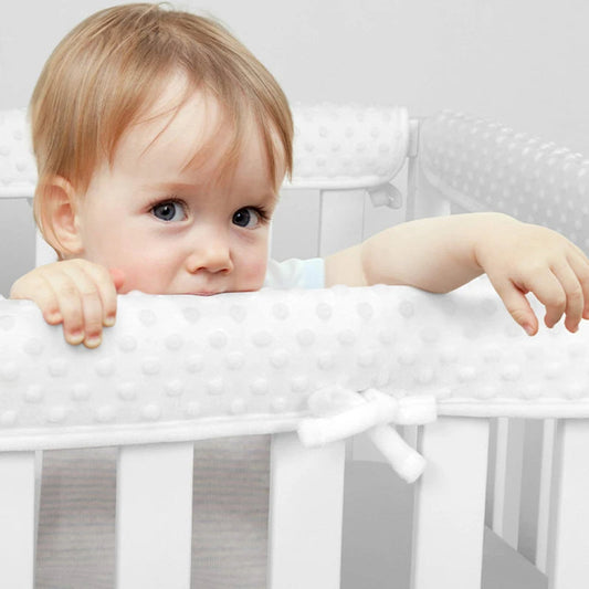 Toyech-3Pcs Soft Cotton Baby Crib Protection-