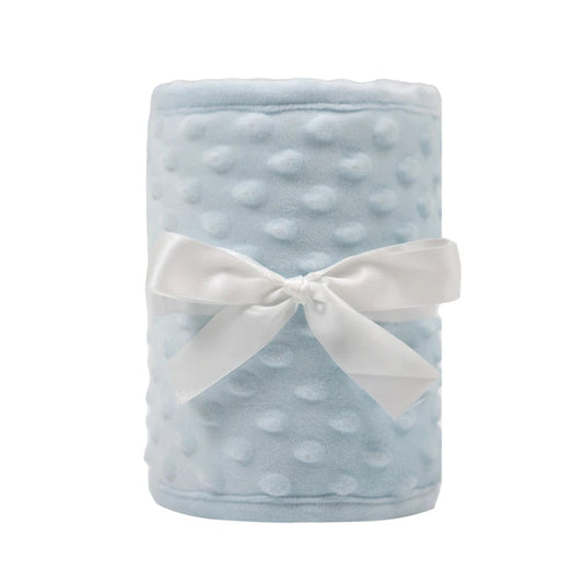 Toyech-3Pcs Soft Cotton Baby Crib Protection-Blue